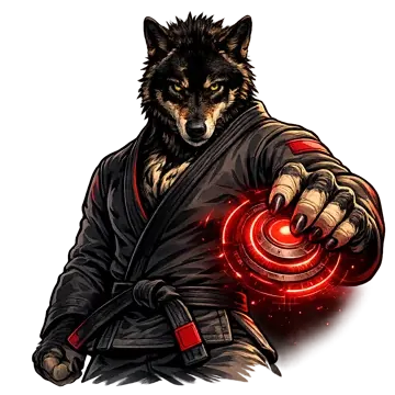 Lobo Brutal calibrando dial vermelho do motor de prescrição